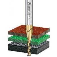 Solid Carbide Spiral Composite, Fiberglass & Phenolic Cutting Router Bits