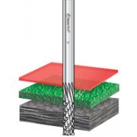 Solid Carbide Carbon Graphite and Carbon Fiber Panel Cutting Router Bits