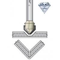 Diamond Tipped (PCD) Double Edge Folding 'V' Groove Router Bits