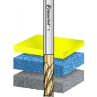 Solid Carbide Glass Reinforced Plastic Cutting ZrN Coated Spiral Bits