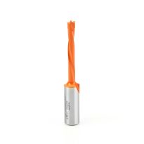 Amana Tool 306005 High Performance Ditec™ Carbide Tipped Brad Point Boring Bit L/H 5mm Dia x 70mm Long x 10mm Shank