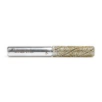 Amana Tool 44114 Diamond Grit Alloy Steel End Mill Coated with Electro Plated Diamonds 3/8 Dia x 1-3/8 x 3/8 Shank Down-Cut