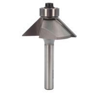 Whiteside 2302 45-Degree Chamfer Bit 1/4"Shank, 45-Degree, 5/8"Cut Length