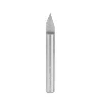 Amana Tool 45601 Solid Carbide 45 Degree Engraving 0.005 Tip Width x 1/4 Inch Shank Signmaking