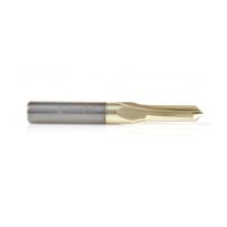 Amana Tool 45610 "Zero-Point" 90 Degree V-Groove and Engraving 3/16 Dia x 3/32 x 1/4 Shank ZrN Coated Router Bit