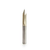 Amana Tool 45613 "Zero-Point" 45 Degree V-Groove and Engraving 1/4 Dia x 0.310" x 1/4 Shank ZrN Coated Router Bit