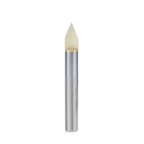 Amana Tool 45622-Z Solid Carbide 45 Degree Engraving 0.025 Tip Width x 1/4 Inch Shank Signmaking ZrN Coated Router Bit