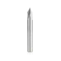 Amana Tool 45624 Solid Carbide V-Groove 60 Deg x 1/4 Dia x 7/32 x 1/4 Inch Shank