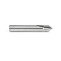 Amana Tool 45625 Solid Carbide V-Groove 90 Deg x 1/4 Dia x 1/8 x 1/4 Inch Shank