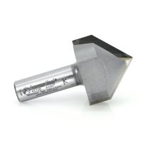 Amana Tool 45728 Carbide Tipped V-Groove 90 Deg x 1-1/2 Dia x 1-1/4 Inch x 1/2 Shank