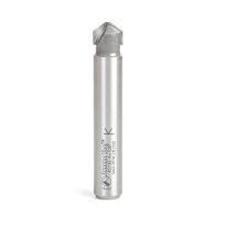 Amana Tool 45736 Carbide Tipped Double Edge Folding V-Groove 108 Deg x 0.090 Inch Tip Width x 5/32 x 1/2 Dia. x 1/2 Inch Shank
