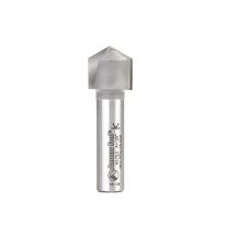 Amana Tool 45753 Carbide Tipped V-Groove 120 Deg x 19.5mm (49/64) Dia x 5mm (13/64) x 12.7mm (1/2) Shank