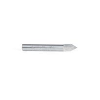 Amana Tool 45761 Solid Carbide 60 Degree Engraving 0.010 Tip Width x 1/4 Shank x 2 Inch Long Signmaking Router Bit