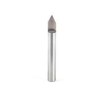 Amana Tool 45763 Solid Carbide 60 Degree Engraving 0.020 Tip Width x 1/4 Shank x 2 Inch Long Signmaking Router Bit