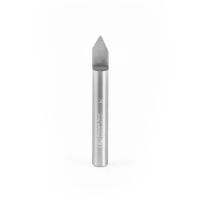 Amana Tool 45765 Solid Carbide 60 Degree Engraving 0.030 Tip Width x 1/4 Shank x 2 Inch Long Signmaking Router Bit