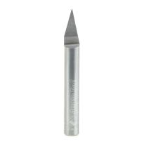 Amana Tool 45772 Solid Carbide 30 Degree Engraving 0.010 Tip Width x 1/4 Inch Shank Signmaking