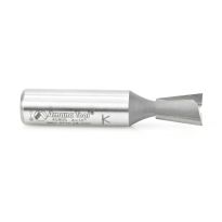 Amana Tool 45805 Carbide Tipped Dovetail 10 Deg x 1/2 Dia x 5/8 x 1/2 Inch Shank