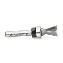 Amana Tool 45850 Carbide Tipped Dovetail 14 Deg x 1/2 Dia x 1/2 x 1/4 Inch Shank with Upper BB