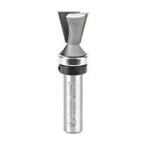 Amana Tool 45852 Carbide Tipped Dovetail 14 Deg x 3/4 Dia x 3/4 x 1/2 Inch Shank with Upper BB