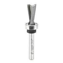 Amana Tool 45882 Carbide Tipped Keller Dovetail 7 Deg x 7/16 Dia x 3/4 x 1/4 Inch Shank with Upper BB