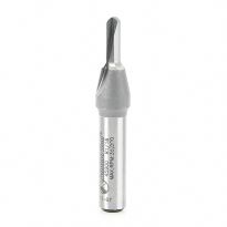 Amana Tool 45900 Solid Carbide (Brazed To Steel Shank) Core Box 1/16 Radius x 1/8 Dia x 3/8 x 1/4 Inch Shank