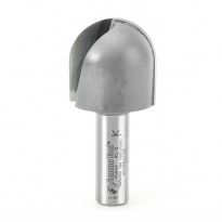 Amana Tool 45944 Carbide Tipped Core Box 5/8 Radius x 1-1/4 Dia x 1-1/4 x 1/2 Inch Shank Extra Deep