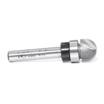 Amana Tool 45950 Carbide Tipped Core Box 1/4 Radius x 1/2 Dia x 3/8 x 1/4 Inch Shank with Upper BB