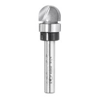 Amana Tool 45950 Carbide Tipped Core Box 1/4 Radius x 1/2 Dia x 3/8 x 1/4 Inch Shank with Upper BB