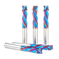 Amana Tool 46010-K-5 5 Pack CNC Solid Carbide Spektra™ Extreme Tool Life Coated Compression Spiral 3 Flute x 3/8 Dia x 1-1/8 x 3/8 Shank