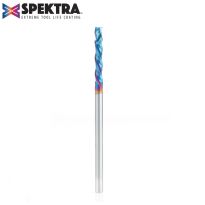 Amana Tool 46015-K CNC Solid Carbide Spektra™ Extreme Tool Life Coated Compression Spiral 3 Flute x 1/8 Dia x 13/16 x 1/8 Shank