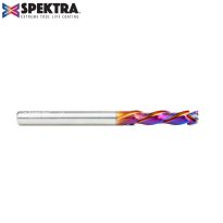 Amana Tool 46016-K CNC Solid Carbide Spektra™ Extreme Tool Life Coated Mortise Compression Spiral 1/4 Dia x 1 Inch x 1/4 Shank