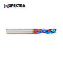 Amana Tool 46017-K CNC Solid Carbide Spektra™ Extreme Tool Life Coated Compression Spiral 3 Flute 1/4 Dia x 7/8 x 1/4 Inch Shank