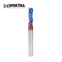 Amana Tool 46017-K CNC Solid Carbide Spektra™ Extreme Tool Life Coated Compression Spiral 3 Flute 1/4 Dia x 7/8 x 1/4 Inch Shank