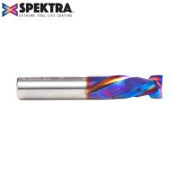 Amana Tool 46019-K CNC Solid Carbide Spektra™ Extreme Tool Life Coated Mortise Compression Spiral 1/2 Dia x 1 Inch x 1/2 Shank