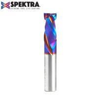 Amana Tool 46019-K CNC Solid Carbide Spektra™ Extreme Tool Life Coated Mortise Compression Spiral 1/2 Dia x 1 Inch x 1/2 Shank