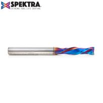 Amana Tool 46025-K CNC Solid Carbide Spektra™ Extreme Tool Life Coated Mortise Compression Spiral 6mm Dia x 22mm x 6mm Shank