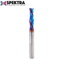 Amana Tool 46025-K CNC Solid Carbide Spektra™ Extreme Tool Life Coated Mortise Compression Spiral 6mm Dia x 22mm x 6mm Shank