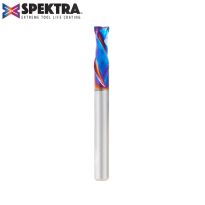 Amana Tool 46029-K CNC Solid Carbide Spektra™ Extreme Tool Life Coated Mortise Compression Spiral 1/4 Dia x 5/8 Inch x 1/4 Shank