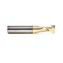 Amana Tool 46047 Solid Carbide Up-Cut Spiral 1/2 Dia x 3/4 x 1/2 Shank x 3 Inch Long Composite, Fiberglass & Phenolic Cutting ZrN Coated Router Bit