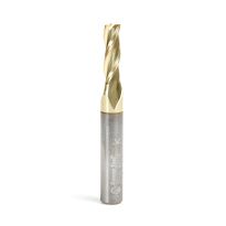 Amana Tool 46092 Solid Carbide Up-Cut Spiral 3/16 Dia x 5/8 x 1/4 Shank x 2-1/2 Inch Long Composite, Fiberglass & Phenolic Cutting ZrN Coated Router Bit