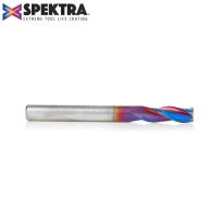 Amana Tool 46094-K Solid Carbide Up-Cut Spiral 1/4 Dia x 3/4 x 1/4 Shank x 2-1/2 Inch Long Composite, Fiberglass & Phenolic Cutting Spektra™ Extreme Tool Life Coated Router Bit