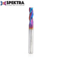 Amana Tool 46094-K Solid Carbide Up-Cut Spiral 1/4 Dia x 3/4 x 1/4 Shank x 2-1/2 Inch Long Composite, Fiberglass & Phenolic Cutting Spektra™ Extreme Tool Life Coated Router Bit