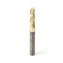 Amana Tool 46094 Solid Carbide Up-Cut Spiral 1/4 Dia x 3/4 x 1/4 Shank x 2-1/2 Inch Long Composite, Fiberglass & Phenolic Cutting ZrN Coated Router Bit