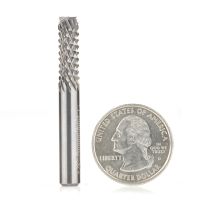 Amana Tool 46099 End Mill Point Diamond Pattern Composite Cutting 1/4 Dia x 3/4 x 1/4 Inch Shank