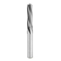 Amana Tool 46133 Solid Carbide End Mill Point Roughing Spiral 6 Flute x 1/4 Dia x 1 x 1/4 Shank for Composite Materials