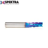 Amana Tool 46153-K Solid Carbide CNC Spektra™ Extreme Tool Life Coated Spiral Phenolic, Resin and Composite with Chipbreaker 1/2 Dia x 1-1/4 x 1/2 Shank x 3-1/2 Inch Long Slow Helix Up-Cut Router Bit