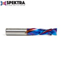 Amana Tool 46190-K CNC Solid Carbide Spektra™ Extreme Tool Life Coated Compression Spiral 1/2 Dia x 1-5/8 x 1/2 Inch Shank