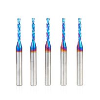 Amana Tool 46176-K-5 5-Pack CNC Solid Carbide Spektra™ Extreme Tool Life Coated Compression Spiral 1/8 Dia x 13/16 x 1/4 Inch Shank