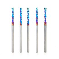 Amana Tool 46180-K-5 5-Pack CNC Solid Carbide Spektra™ Extreme Tool Life Coated Compression Spiral 1/8 Dia x 13/16 Inch x 1/8 Shank