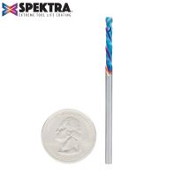 Amana Tool 46180-K CNC Solid Carbide Spektra™ Extreme Tool Life Coated Compression Spiral 1/8 Dia x 13/16 Inch x 1/8 Shank